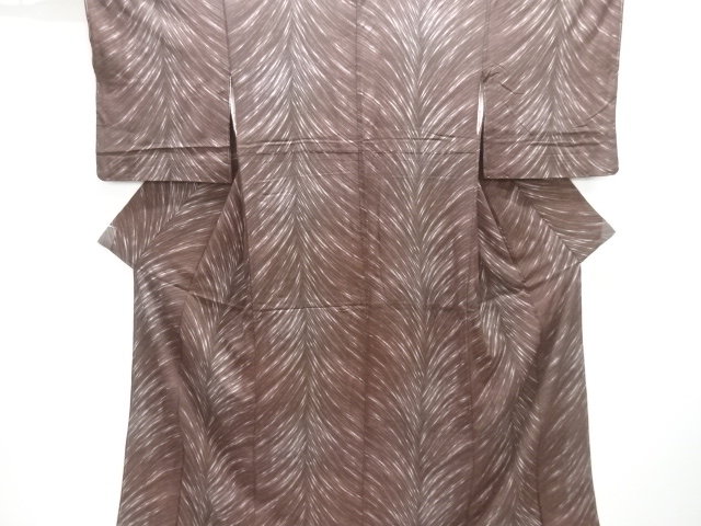 JAPANESE KIMONO / ANTIQUE KIMONO / TAISHO ROMAN STYLE / SILK / ABSTRACT PATTERN